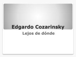 Edgardo Cozarinsky