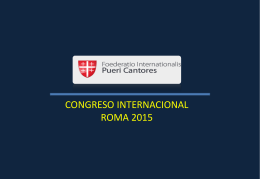 Info Congreso Roma 2015