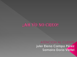 ¡ah yo no creo!