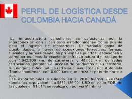 PERFIL DE LOGÍSTICA DESDE COLOMBIA HACIA CANADÁ
