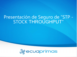 Presentación Stock Throughput
