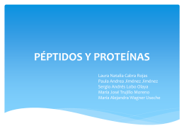 péptidos y proteínas - e