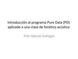 Descargar primera presentación  de Pilar Oplustil
