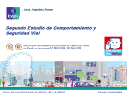 Diapositiva 1 - Fondo de Prevención Vial