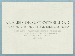 ANÁLISIS DE SUSTENTABILIDAD CASO DE