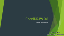 Descargar CorelDRAW X6 – manual de instalación