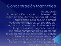 3. Concentración Magnética, PPT