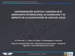 CONTAMINACIÓN ACÚSTICA Y GASEOSA EN EL