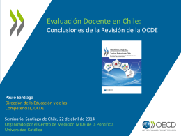 OCDE-RevisiÃ³n-EvaluaciÃ³n-Docente-Chile-Seminario-MIDE