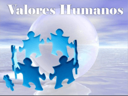 VALORES HUMANOS