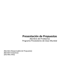 Presentación de PowerPoint - Desarrollo de Proveedores