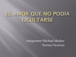 Javiera Oyarzun - Michael Medina