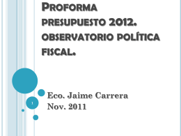 Ecuador, economía y perspectivas