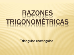 Razones Trigonométricas