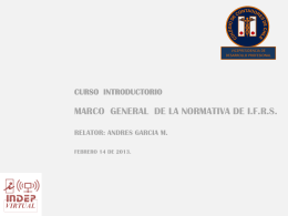 Marco General - Colegio de Contadores de Chile