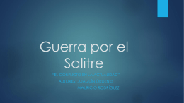 Guerra por el Salitre