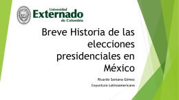 Elecciones Presidenciales en México
