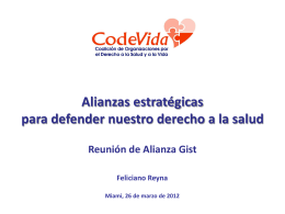 codevida - Alianza GIST