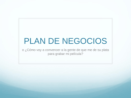 PLAN DE NEGOCIOS