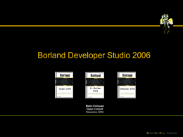 Lo nuevo en Borland Developer Studio 2006