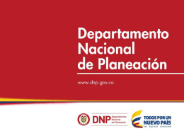 Plan Nacional de Desarrollo 2014-2018
