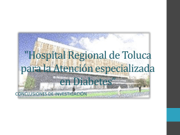 "Hospital Regional de Toluca para la Atención