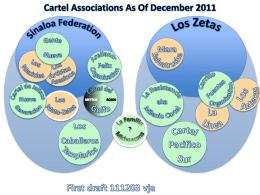 Sinaloa Federation Los Zetas Cartel Associations As Of