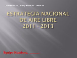 estrategia nacional de campismo 2011 - 2013