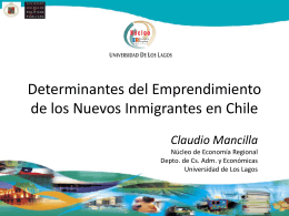 Presentación en 4to. Encuentro - Sociedad Chilena de Políticas