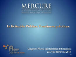 La licitación Pública. Cuestiones prácticas.