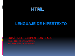 html - Bienvenido a mi portal Web