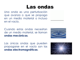 Las ondas - Apuntesdeciencias