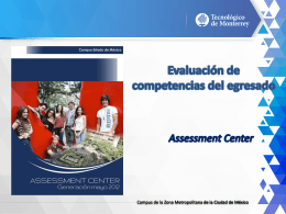Assessment Center, Verónica Pedrero Descargar-5.8MB
