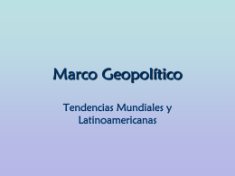 Marco Geopolítico - Gustavo Adolfo Carrascal Córdoba