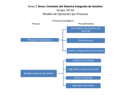 Tarea 2 Tema: Contexto del Sistema Integrado de Gestión. Grupo: YG 41