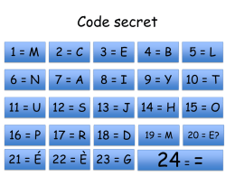 el código secreto