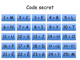 el código secreto