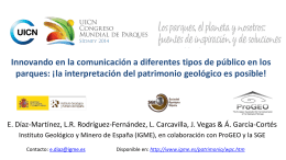 Póster español - Instituto Geológico y Minero de España