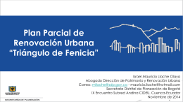 Renovación Urbana “Triángulo de Fenicia”, Bogotá