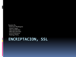 ENCRIPTACION, SSL - TISG-203