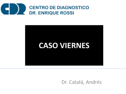 CLASE VIERNES - Centro de Diagnóstico Dr. Enrique Rossi