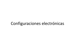 Configuraciones electrónicas