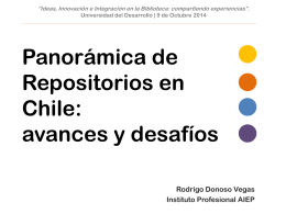 Panorámica de Repositorios en Chile: avances y