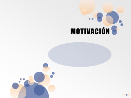 MOTIVACIÓN