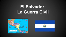 El Salvador: La Guerra Civil
