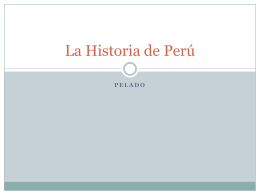 La Historia de Perú