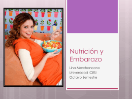Nutricion y Embarazo