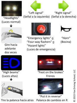 Controles De Vehículos En Inglés