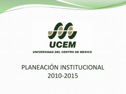 Planeación UCEM 2010-15 - planeacion-UCEM