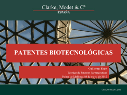 Patentes Biotecnológicas